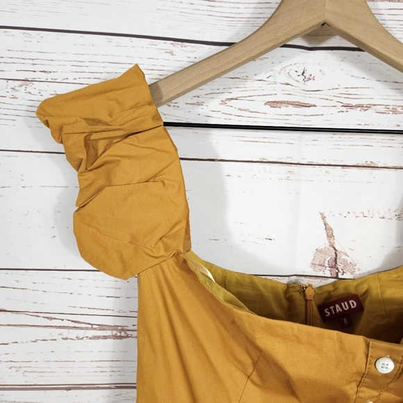 Staud | Mini Elio Dress in Honey NWT - Picture 4 of 7